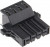 04JFAT-SBXGF-I, J300 Female Connector Housing, 5.08mm Pitch, 4 Way, 1 Row