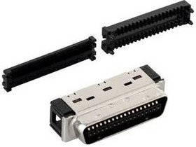 517611, D-Sub Connector, Plug, Black, Mini Delta Ribbon 36P