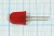 Светодиод 8 x11, красный, 12 мкд, угол 60, цвет линзы: красный матовый, КИПД36А2-К