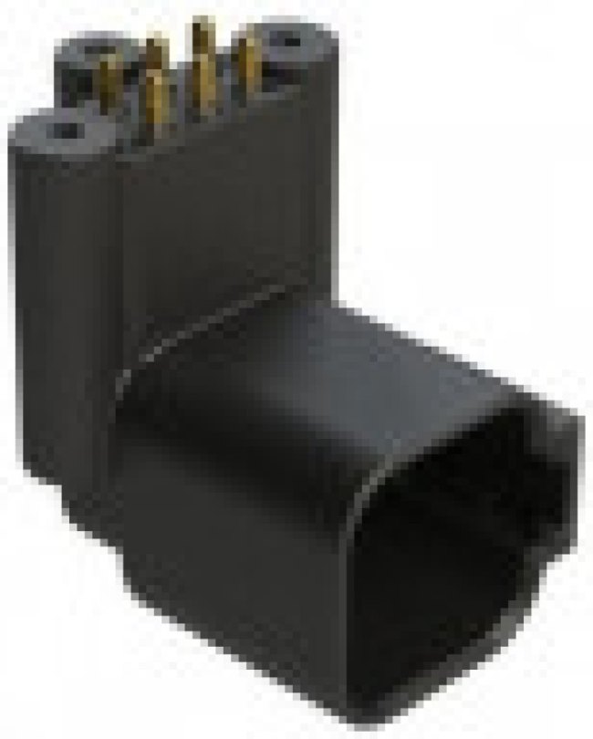 ATF13-6P2-BM11BLU, Автомобильный разъем, Board Lock AT Series, Right Angle Receptacle, 6 контакт(-ов)