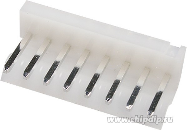 PWL- 8 (DS1072-8 M), Вилка на плату 3.96мм 8pin прямая (OBSOLETE)