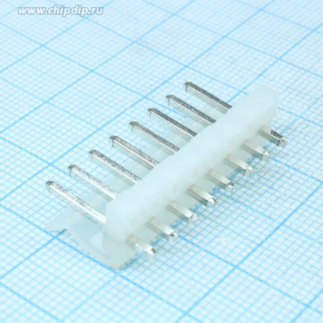 PWL- 8 (DS1072-8 M), Вилка на плату 3.96мм 8pin прямая (OBSOLETE)