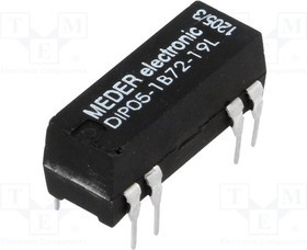 DIP05-1B72-19L, Реле герконовое SPST-N