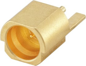 19S202-40ML5, Plug PCB Mount SMP Connector, 50, Solder Termination, Right Angle Body
