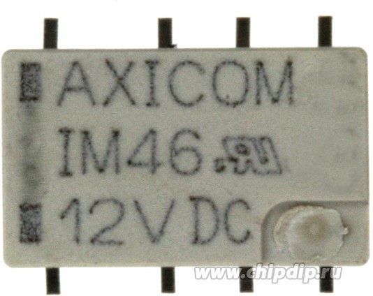 6-1462037-7, Сигнальное реле, 12 В DC, DPDT, 2 А, Серия IM, SMD (Поверхностный Монтаж)