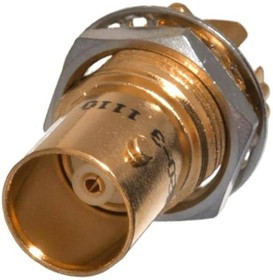 UCBBJE20-1, RF Connectors / Coaxial Connectors BNC Blkhd Jack 75Ohm .060-.064 Edge Mnt