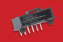 70555-0001, SL Series Right Angle Through Hole PCB Header, 2 Contact(s), 2.54mm Pitch, 1 Row(s), Shrouded 70555-0001, SL Series Right Angle Through Hole PCB Header, 2 Contact(s), 2.54mm Pitch, 1 Row(s), Shrouded