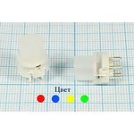 Тактовая кнопка с подсветкой синего цвета 10278B ПКнТакт 12x14\h 7,0\\NO\IL2Всин\ 6P\KS01-BL-4\