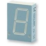 DA08-11GWA, Индикатор зеленый, 20.3мм 2х7, 10.5мКд общий анод