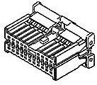 1123379-1, Automotive Connectors 040-3 MLC 20P PLUG HSG ASSY