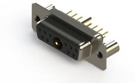 628-11W1224-5NB, D-Sub Mixed Contact Connectors Vertical Combo Dsub