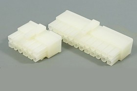 Разъем питания MF розетка , контакты 2x 5, шаг P4.2, монтаж на кабель, MF-2x5F