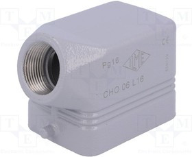 CHO06L16, Корпус для разъемов HDC, C-TYPE, размер 44.27, IP66, PG16