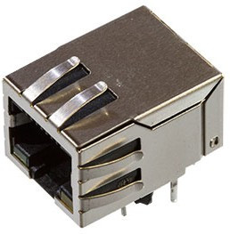 J00-0065NL, гнездо на плату RJ-45