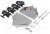 MHDTZK50-K, D-Sub metal hood Poles 50 MHDTZK50-K, D-Sub metal hood Poles 50