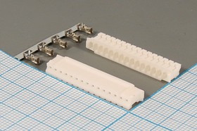 Разъем питания HB розетка , контакты 1x15, шаг P2.0, монтаж на кабель, HB-15