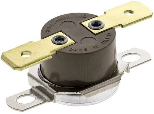 2455RP 9100-442 F35C, Bi-Metallic Thermostat, Opens at +20°C, Closes at +35°C, +186°C Max, NO, Automatic Reset