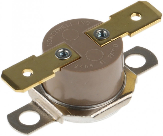 2455RP 9100-442 F35C, Bi-Metallic Thermostat, Opens at +20°C, Closes at +35°C, +186°C Max, NO, Automatic Reset