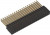 M20-6102045, Straight Through Hole Mount PCB Socket, 40-Contact, 2-Row, 2.54mm Pitch, Solder Termination