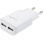 Блок питания (сетевой адаптер) VIXION L2m 2xUSB, 1.2A с кабелем micro USB 1м (белый) Блок питания (сетевой адаптер) VIXION L2m 2xUSB, 1.2A с кабелем micro USB 1м (белый)