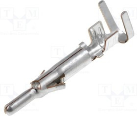 SLM-41T-P1.3E, Контакт, "папа", луженые, 0,5-1,25мм2, 20AWG-16AWG, EL, обжим, 10А