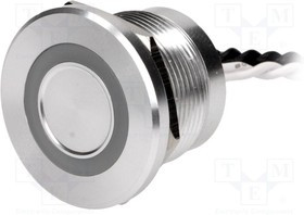 PS223P10Y01W24VT, Переключатель: пьезоэлектрический, Пол: 2, SPST-NO, 0,2A/24ВAC