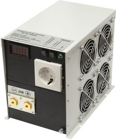 Инвертор ИС-24-3000У преобразователь напряжения DC/AC 24/220В 3000Вт Я000009032
