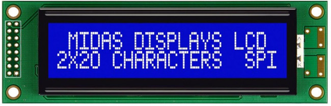 MC22005A6W-BNMLWS-V2, MC22005A6W-BNMLWS-V2 Alphanumeric LCD Alphanumeric Display, 2 Rows by 20 Characters MC22005A6W-BNMLWS-V2, MC22005A6W-BNMLWS-V2 Alphanumeric LCD Alphanumeric Display, 2 Rows by 20 Characters