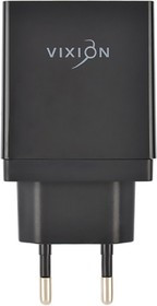 Блок питания (сетевой адаптер) VIXION H6 1xUSB QC 3.0, 3-USB 2A (черный)