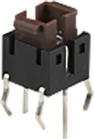 FSMIJ63BPG04, White Rectangular Tactile Switch, SPST 50 mA Through Hole