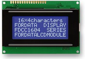 FC1604A04-NSWBBW-91*E, DISPLAY, ALPHANUMERIC, 16X4, WHITE