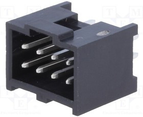 MX-90130-1108, Гнездо, IDC, "папа", PIN: 8, прямой, THT, луженые, 2,54мм, Конф: 2x4