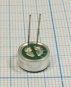 Микрофон электретный всенаправленный c выводами, 9.7x4.5мм; №4218л микэ 9,7x 4,5\O\2P\-42\EM- 9745P-