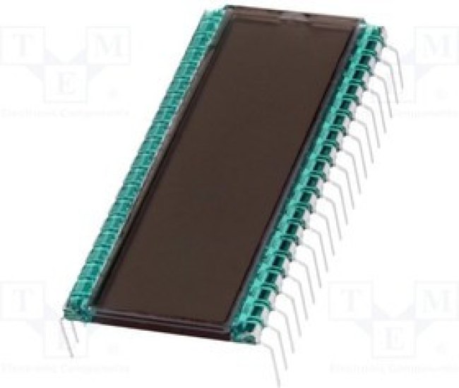 DE151-RS-20/7.5, Дисплей ЖКД, цифровой, STN Positive, Кол-во знаков 3,5