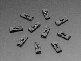 3525, Jumper Shunt with Handle (0.1" / 2.54mm) - 10 Pack