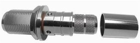 EZ-500-NF-BH-X, RF Connectors / Coaxial Connectors N-female (jack) bulkhead, crimp connector, non-solder pin, no braid trim EZ-500-NF-BH-X, RF Connectors / Coaxial Connectors N-female (jack) bulkhead, crimp connector, non-solder pin, no braid trim