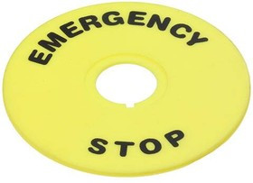 PAWP9, Switch Hardware WARNING PLATE oe90MM