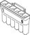 172672-2006, Power to the Board Super-Sabre 7.5mm Recp Hsg 6Ckt