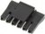 172672-2006, Power to the Board Super-Sabre 7.5mm Recp Hsg 6Ckt