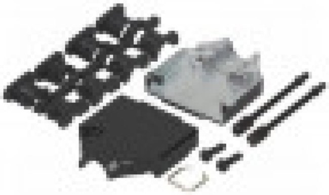 MHDTZK15-BK-K, Корпус: для разъемов D-Sub, D-Sub 15pin, D-Sub HD 26pin, прямой MHDTZK15-BK-K, Корпус: для разъемов D-Sub, D-Sub 15pin, D-Sub HD 26pin, прямой