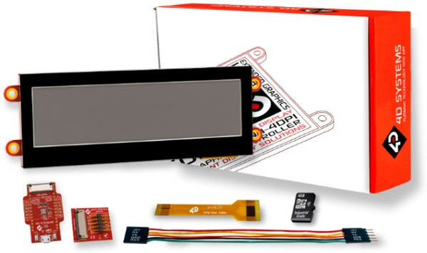 SK-PIXXILCD-39P4-CTP, Дисплей: TFT, 3,9", 480x128, Размер окна: 95,04x25,34мм, 475кд/м2