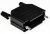 Nylon D Sub Backshell, 15 Way, Strain Relief Nylon D Sub Backshell, 15 Way, Strain Relief