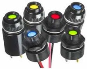 QRMNV85BXXNVGRB28E, LED Panel Mount Indicators 28VDC GREEN LED NVIS 8mm Wire IP67 MIL QRMNV85BXXNVGRB28E, LED Panel Mount Indicators 28VDC GREEN LED NVIS 8mm Wire IP67 MIL