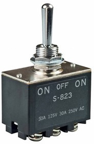 S823/U, Toggle Switches DPDT ON-OFF-ON SCREW TERMINALS 30A W/UL