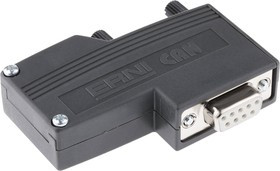 103669 / 103669-E, ERbic CAN Bus 9 Way Cable Mount D-sub Connector Socket 103669 / 103669-E, ERbic CAN Bus 9 Way Cable Mount D-sub Connector Socket