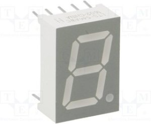 LTS-546AWC, Дисплей: LED, 7-сегментный, 13,2мм, 0,52", II.зн: 1, красный, анод LTS-546AWC, Дисплей: LED, 7-сегментный, 13,2мм, 0,52", II.зн: 1, красный, анод