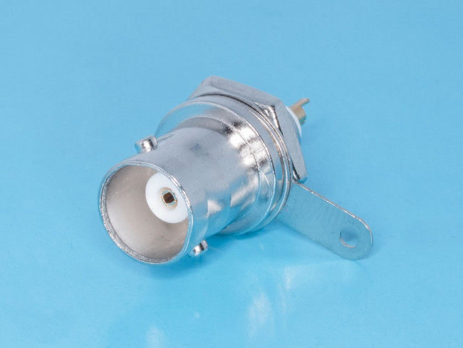 BNC-BJ, Разъём высокочастотный , под пайку