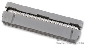 3417-7600, Conn IDC Connector SKT 40 POS 2.54mm IDT RA Cable Mount