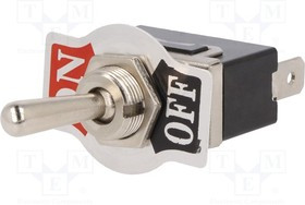 TSP101APA1, Переключатель: тумблер; Пол: 2; SPST; OFF-ON; 10A/250ВAC; -25-85°C