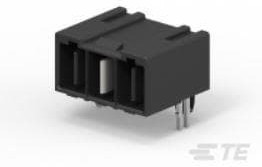 2204581-1, Conn Header PL 3 POS 5.7mm Press Fit RA Thru-Hole 6 Terminal 1 Port T/R